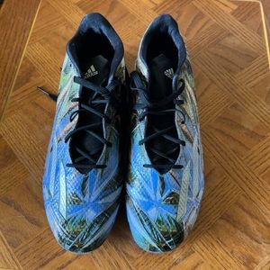 Men’s Adidas tropical print football cleats